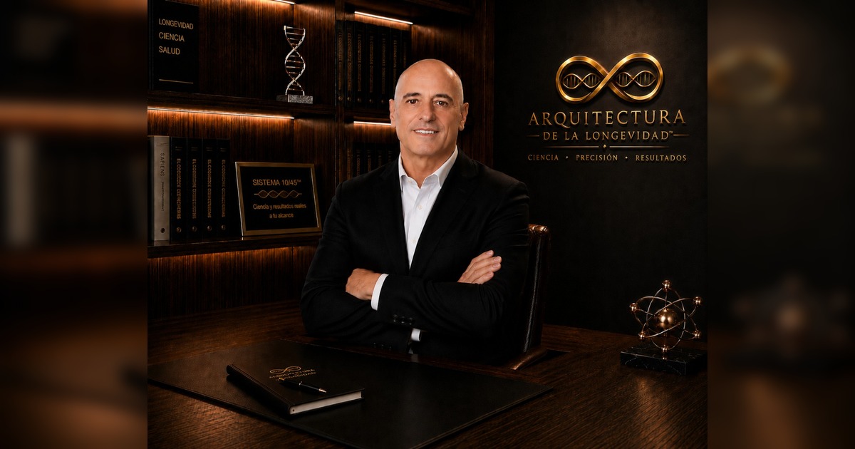 Hugo González, experto en longevidad y antienvejecimiento